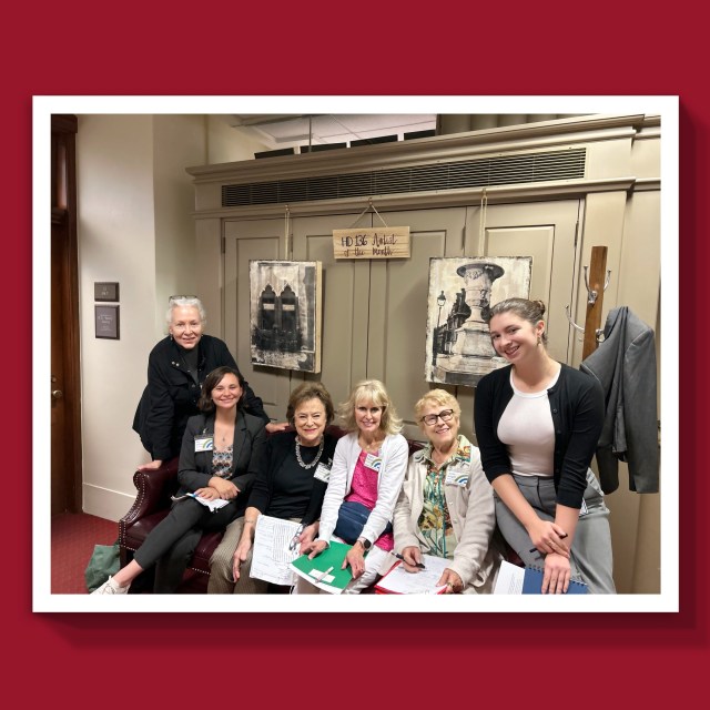 CCL volunteers at the office of John H. Bucy, III.